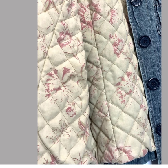 Abercrombie & Fitck SmallFur Neckline Denim Jacket - Picture 4 of 6